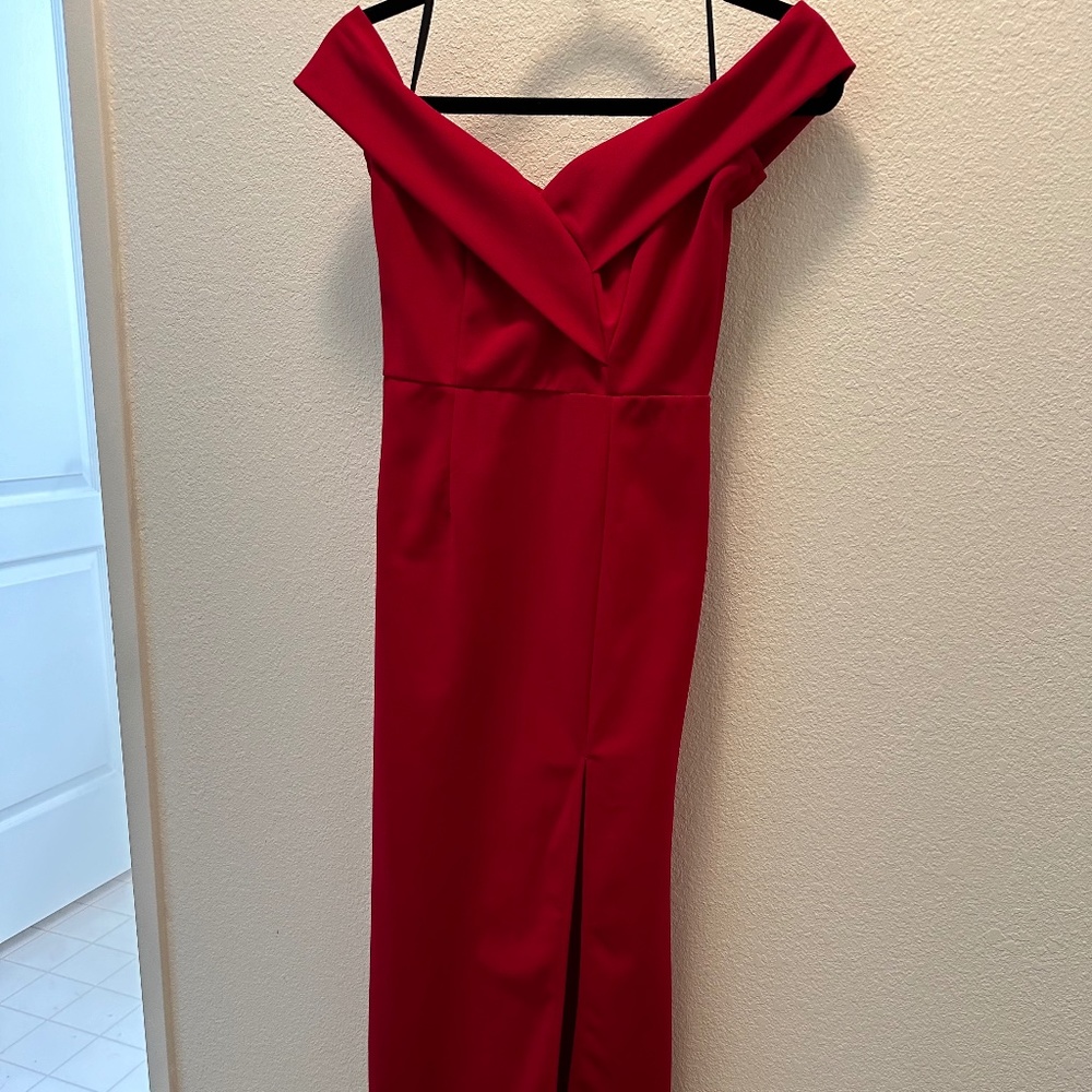 Off the Shoulder Maxi Dress (S)